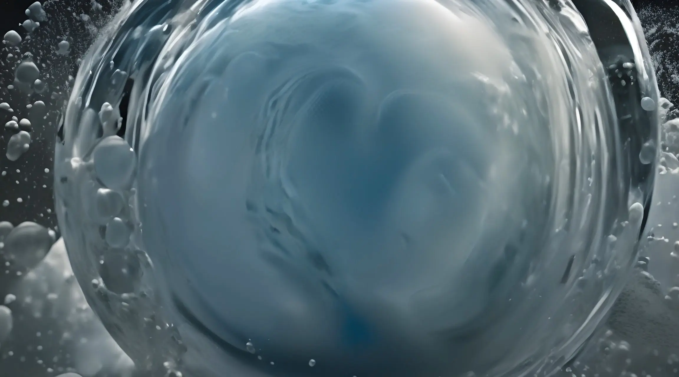 Ethereal Water Bubble Abstract Motion Video